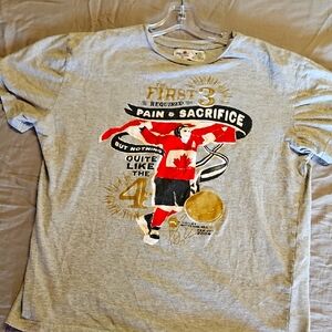 🌟3/$25🌟 Pain & Sacrifice TeaM Canade Hockey Graphic T-Shirt Mens Large